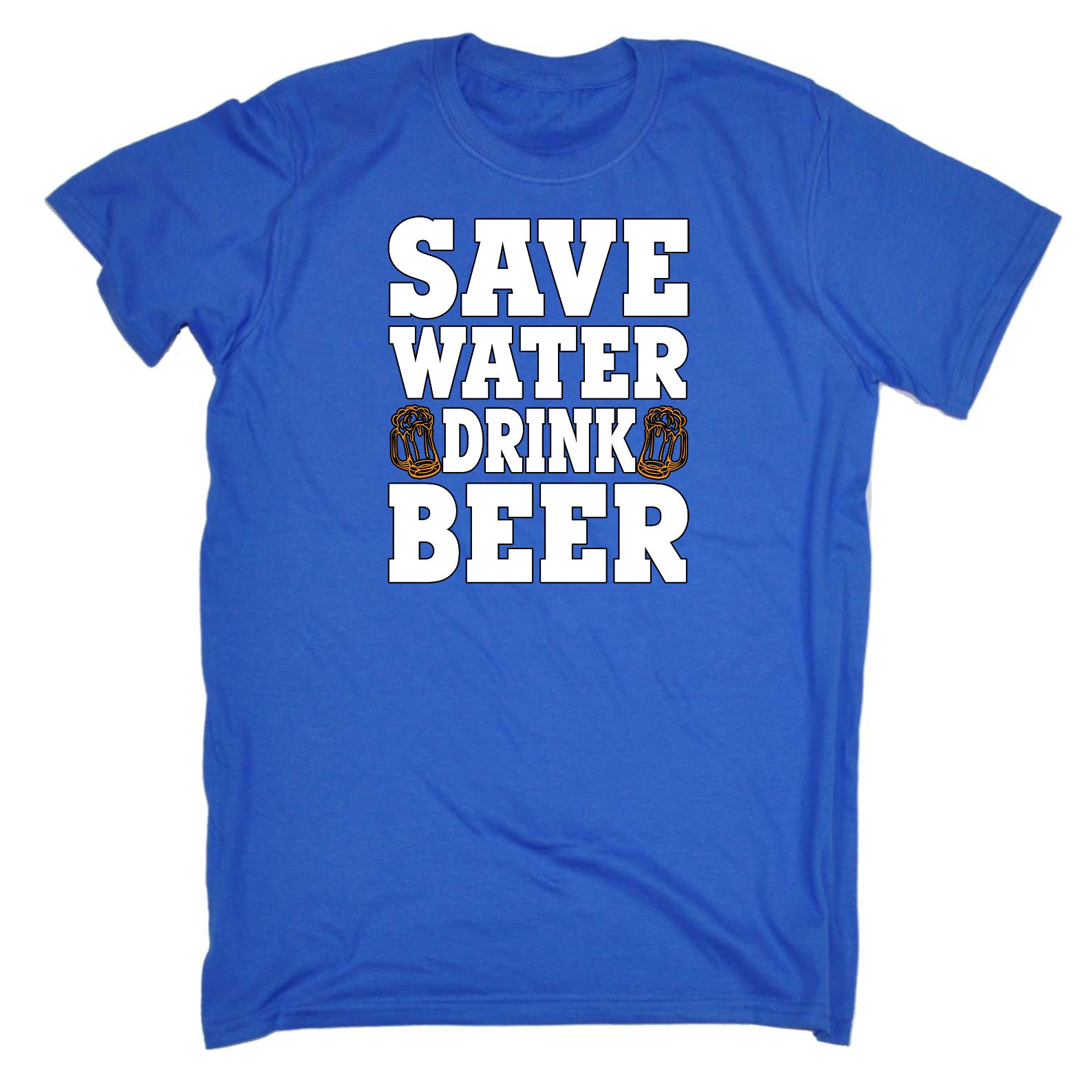 Save Water Drink Beer V2 Alcohol - Mens Funny T-Shirt Tshirts