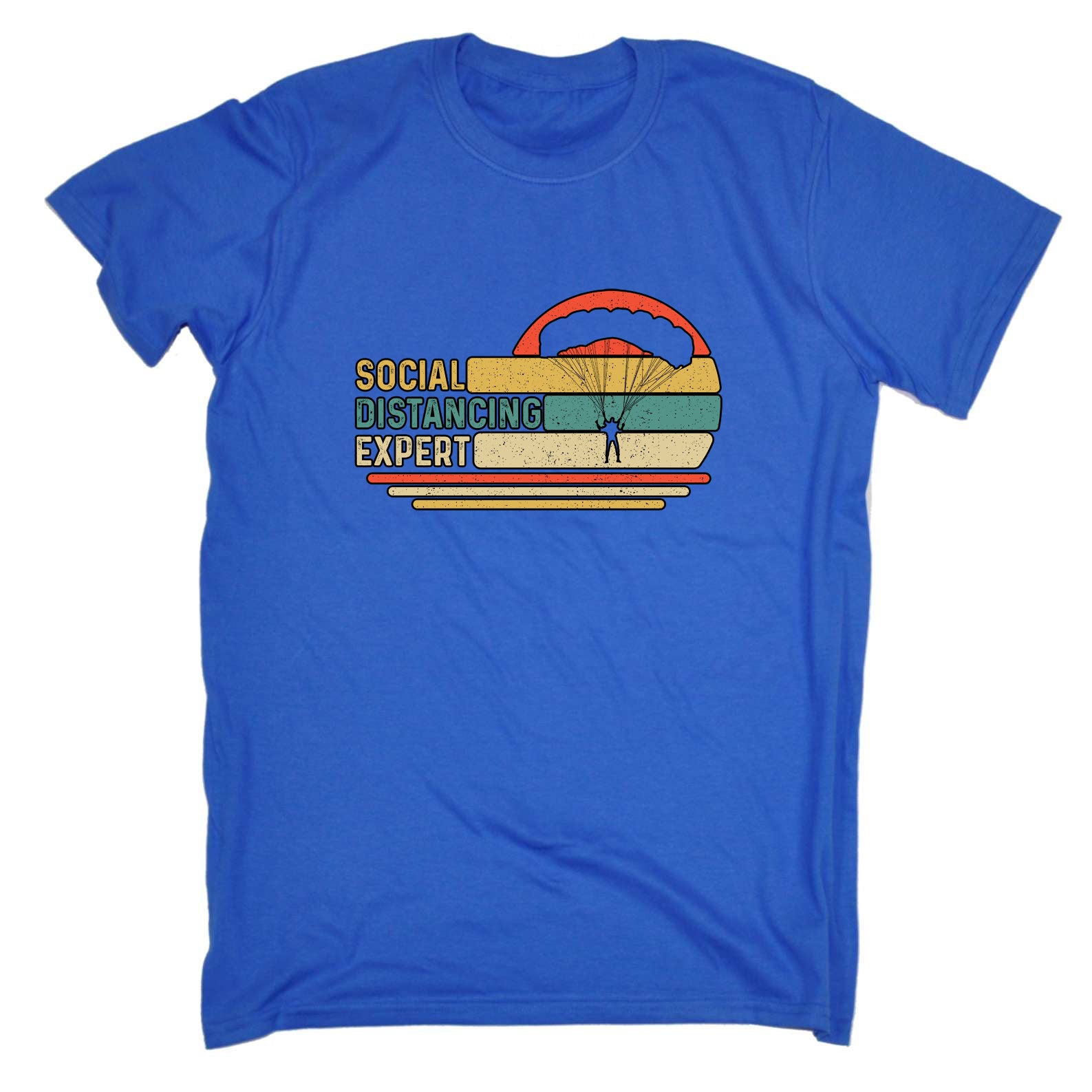 Skydiving Socal Distancing Expert - Mens Funny T-Shirt Tshirts