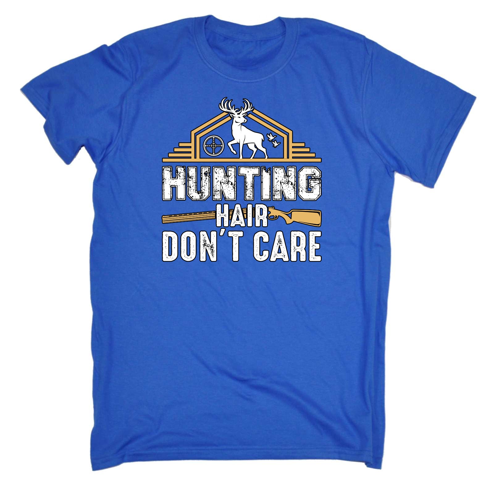 Hunting Hair Dont Care - Mens Funny T-Shirt Tshirts