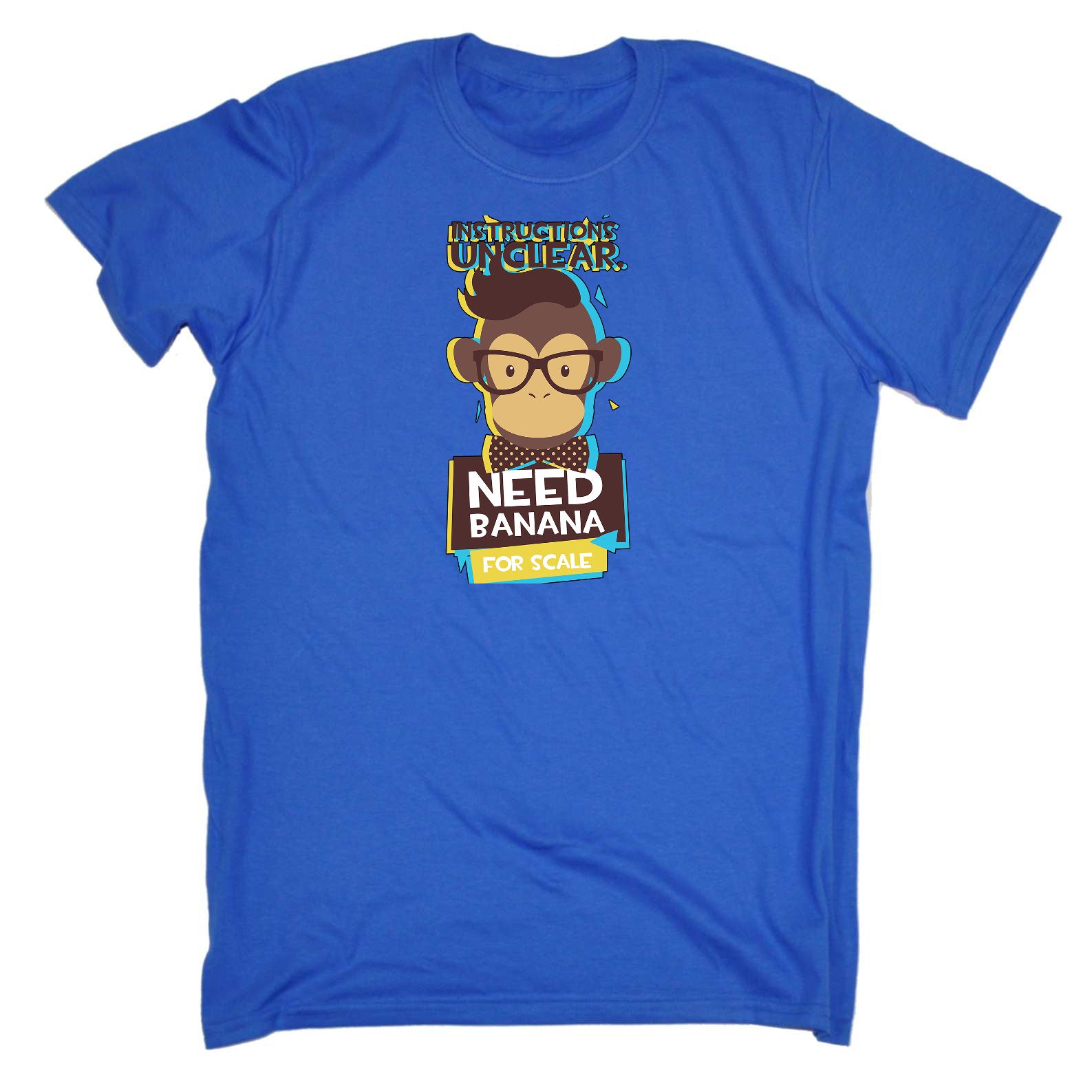 Instructions Unclear Monkey Need Banana - Mens Funny T-Shirt Tshirts