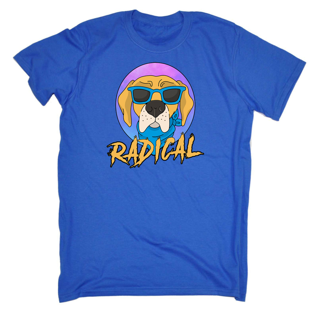 Radical Dog Dogs Pet Animal - Mens Funny T-Shirt Tshirts