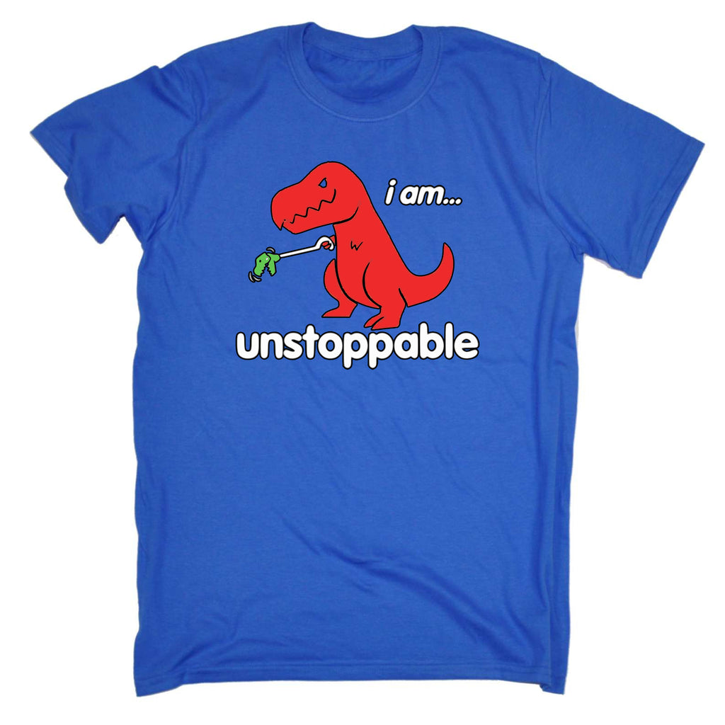I Am Unstoppable Dinosaur Trex - Mens Funny T-Shirt Tshirts