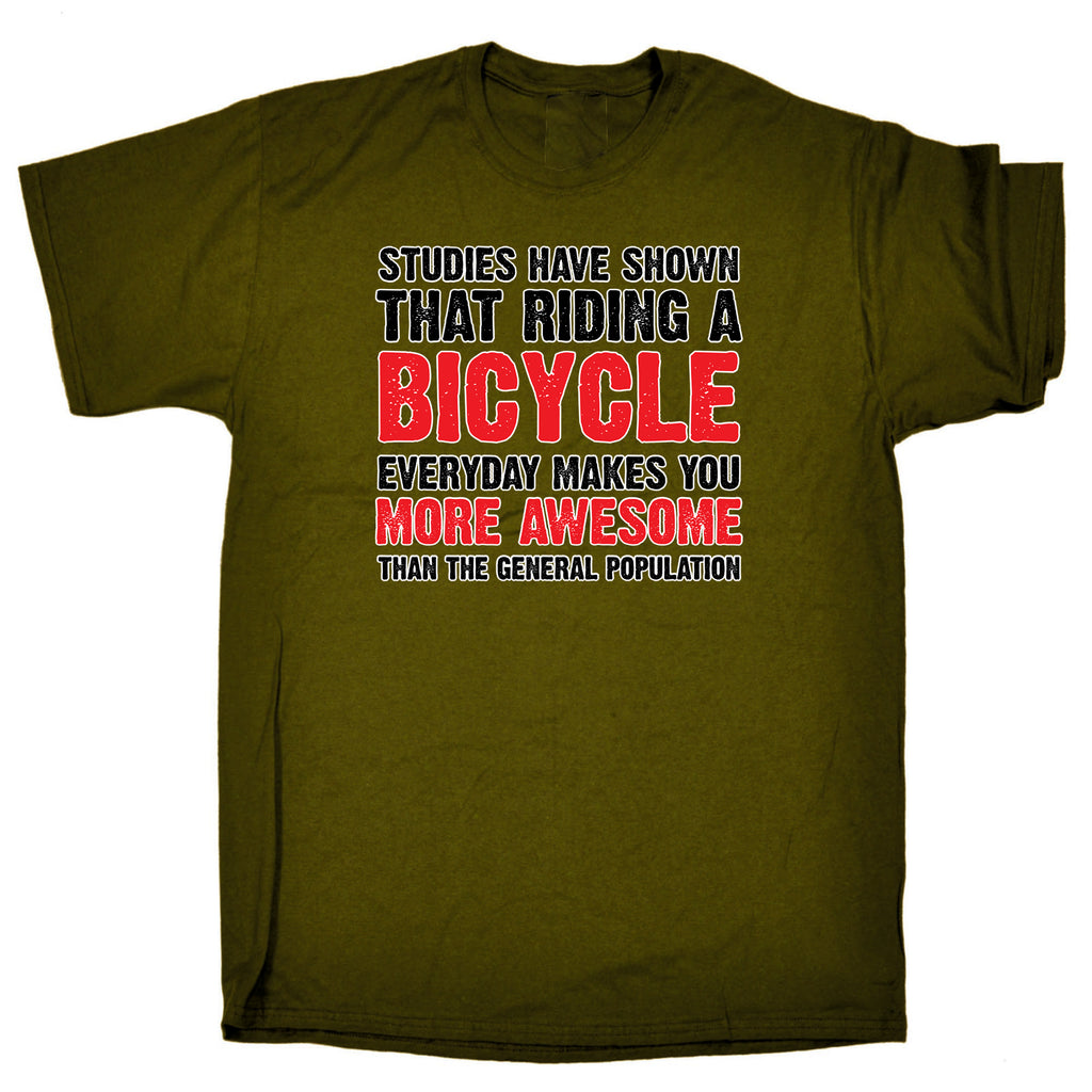 Studies Have Show Cycling Bicycle Bike - Mens Funny T-Shirt Tshirts