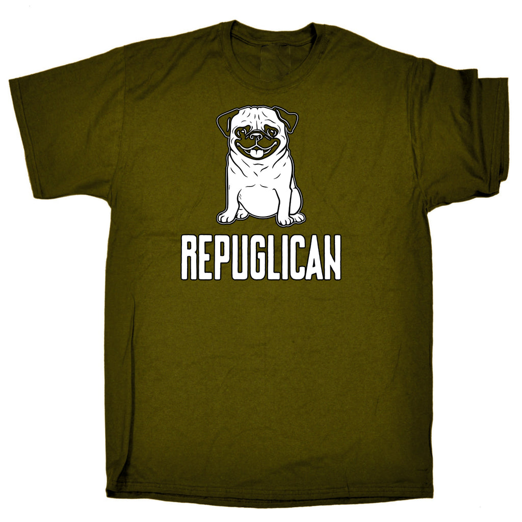 Repuglican Pug Dogs Dog Pet Animal - Mens Funny T-Shirt Tshirts