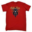 Ride Free Motorcycle Workshop Motorbike - Mens Funny T-Shirt Tshirts