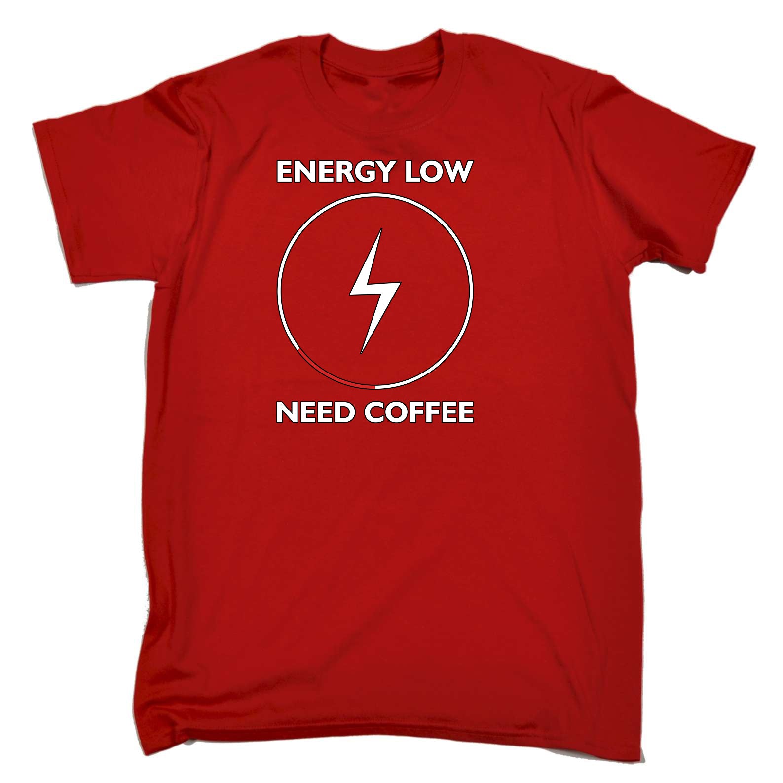 Low Energy Need Coffee - Mens Funny T-Shirt Tshirts