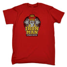 Iron Man Fitness Center Gym Bodybuilding Weights - Mens Funny T-Shirt Tshirts