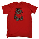Teddy Bear Love Heart Fashion - Mens Funny T-Shirt Tshirts