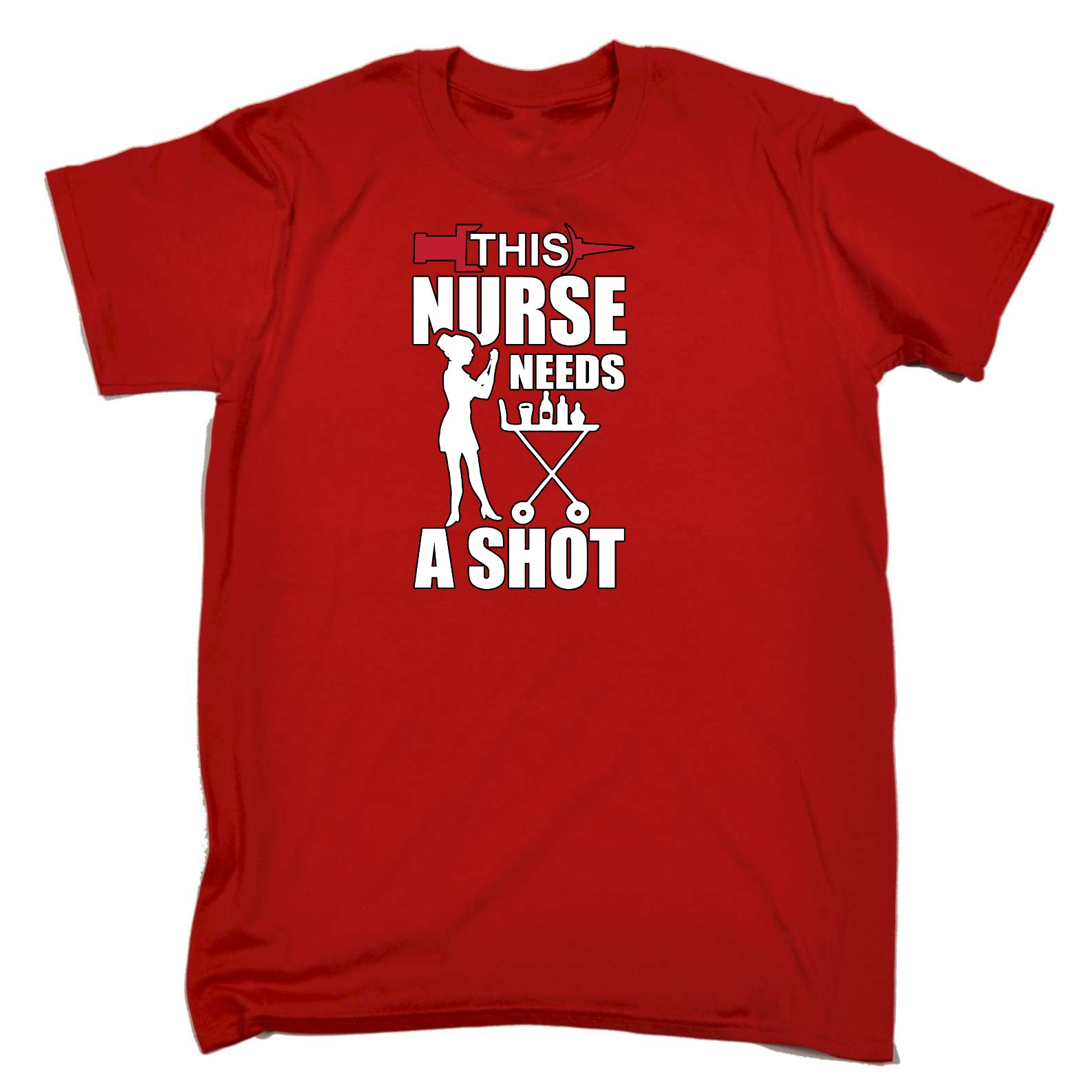 Nurse Drinking - Mens Funny T-Shirt Tshirts