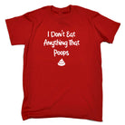 I Dont Eat Anything That Poops Vegan - Mens Funny T-Shirt Tshirts