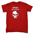 Mind Blown Skull - Mens Funny T-Shirt Tshirts
