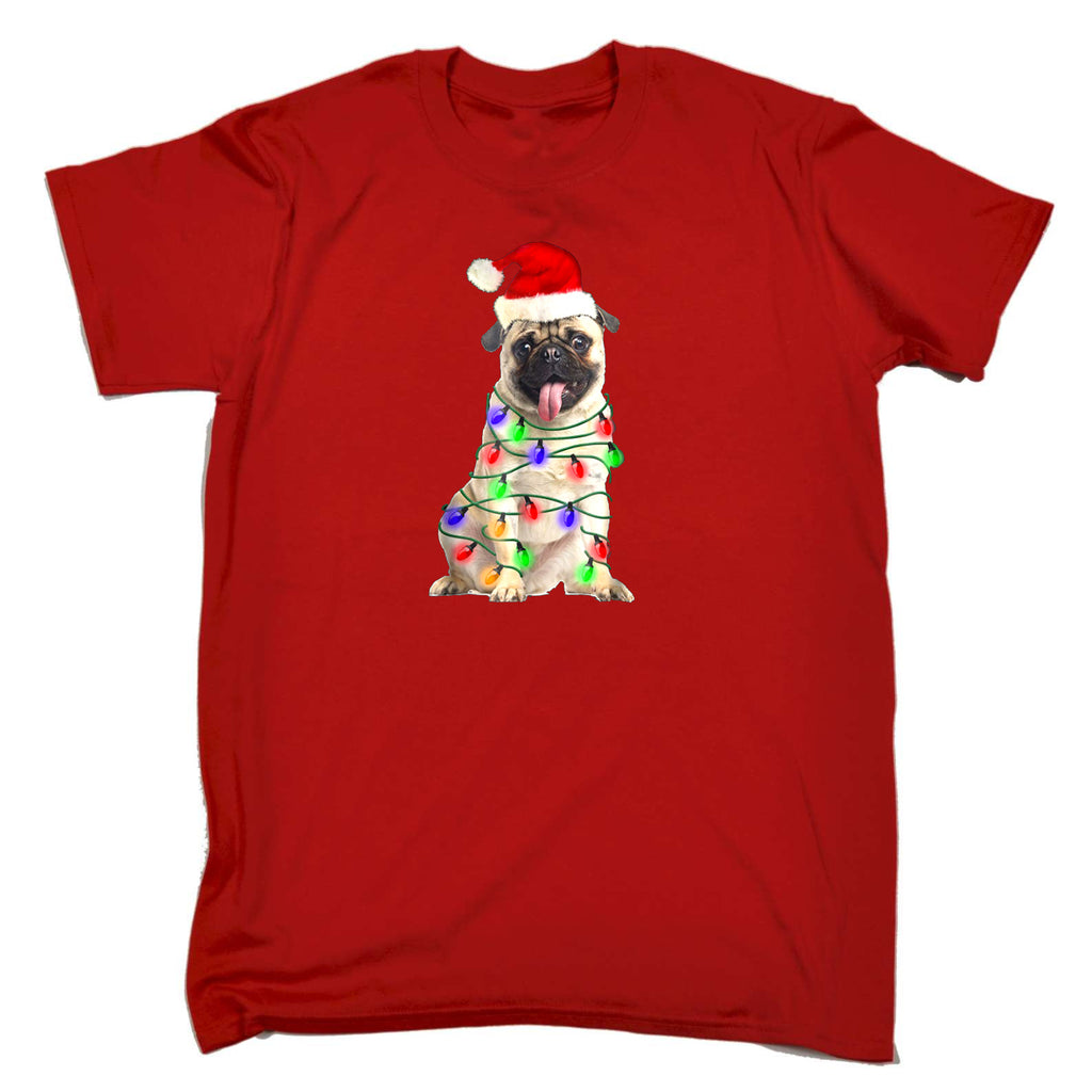 Pug Christmas Dog Xmas - Mens Funny T-Shirt Tshirts