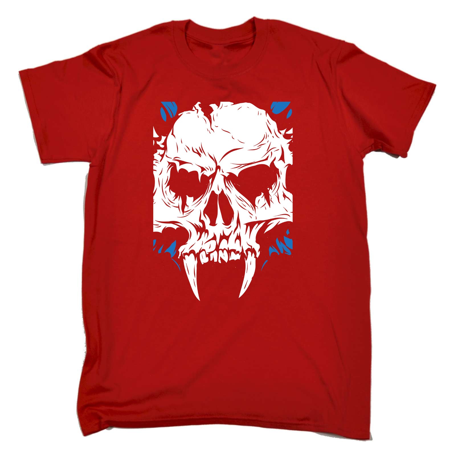 Vampire Skull - Mens Funny T-Shirt Tshirts