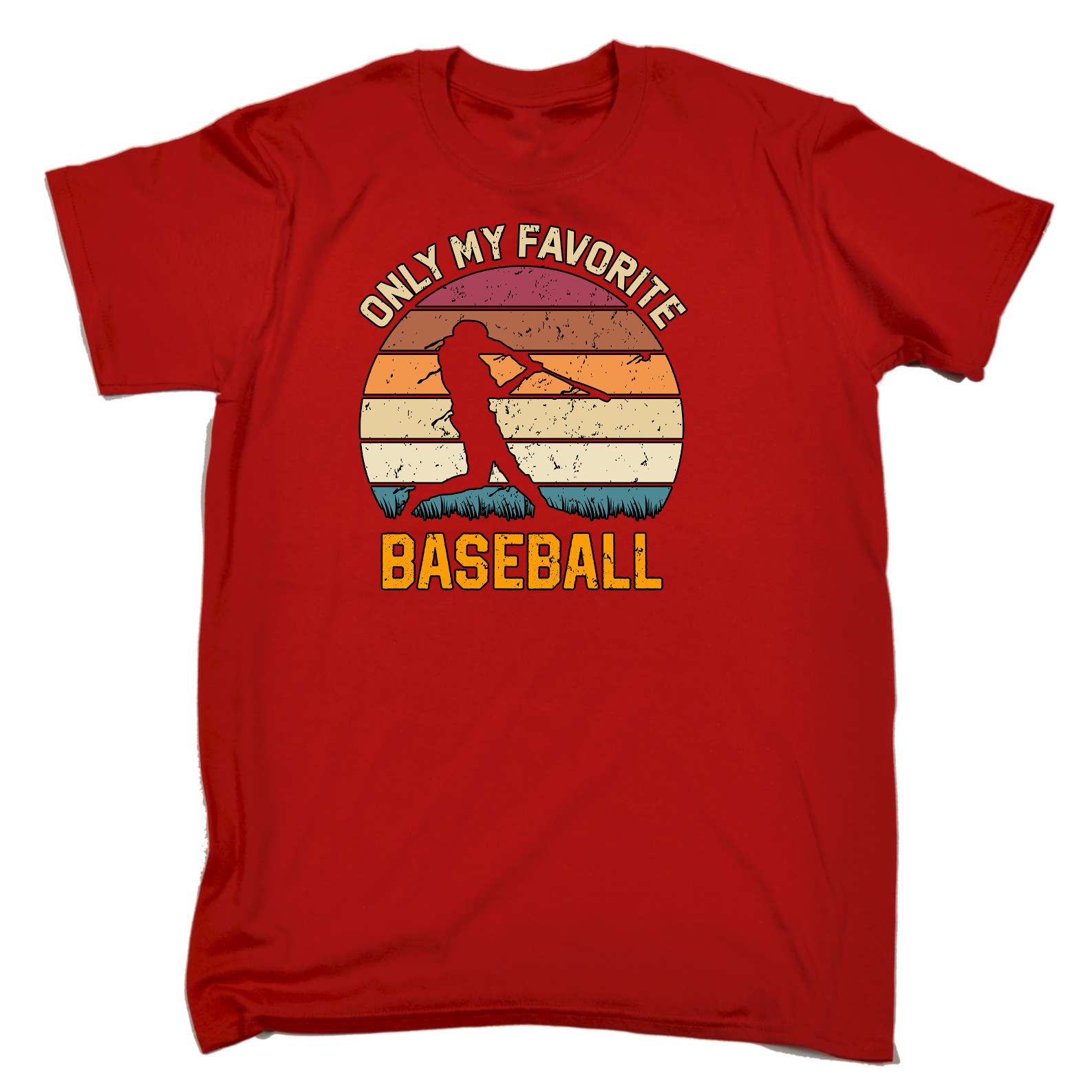 Only My Favorite Baseball - Mens Funny T-Shirt Tshirts