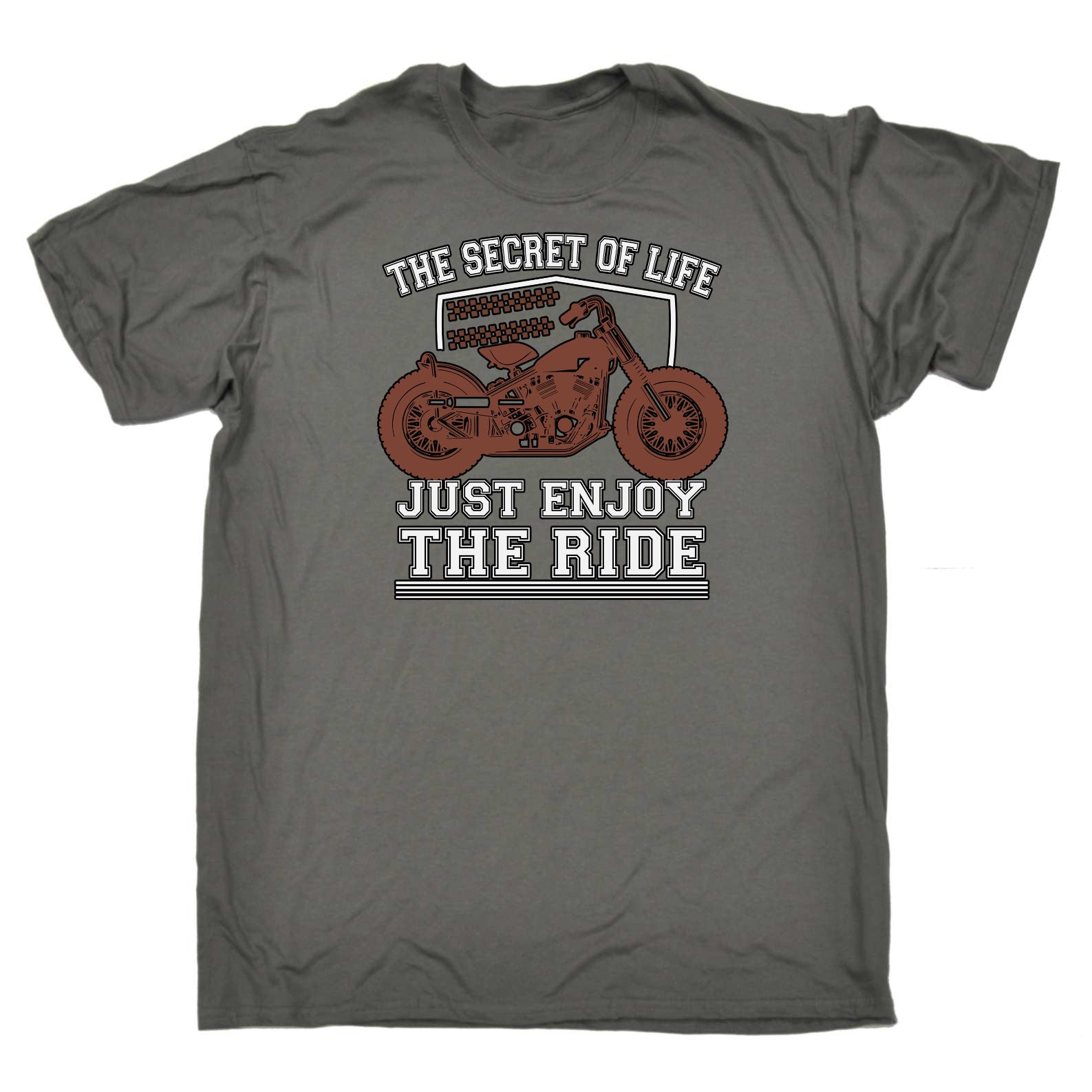 Secret Of Life Ride Motorcycle Motorbike - Mens Funny T-Shirt Tshirts