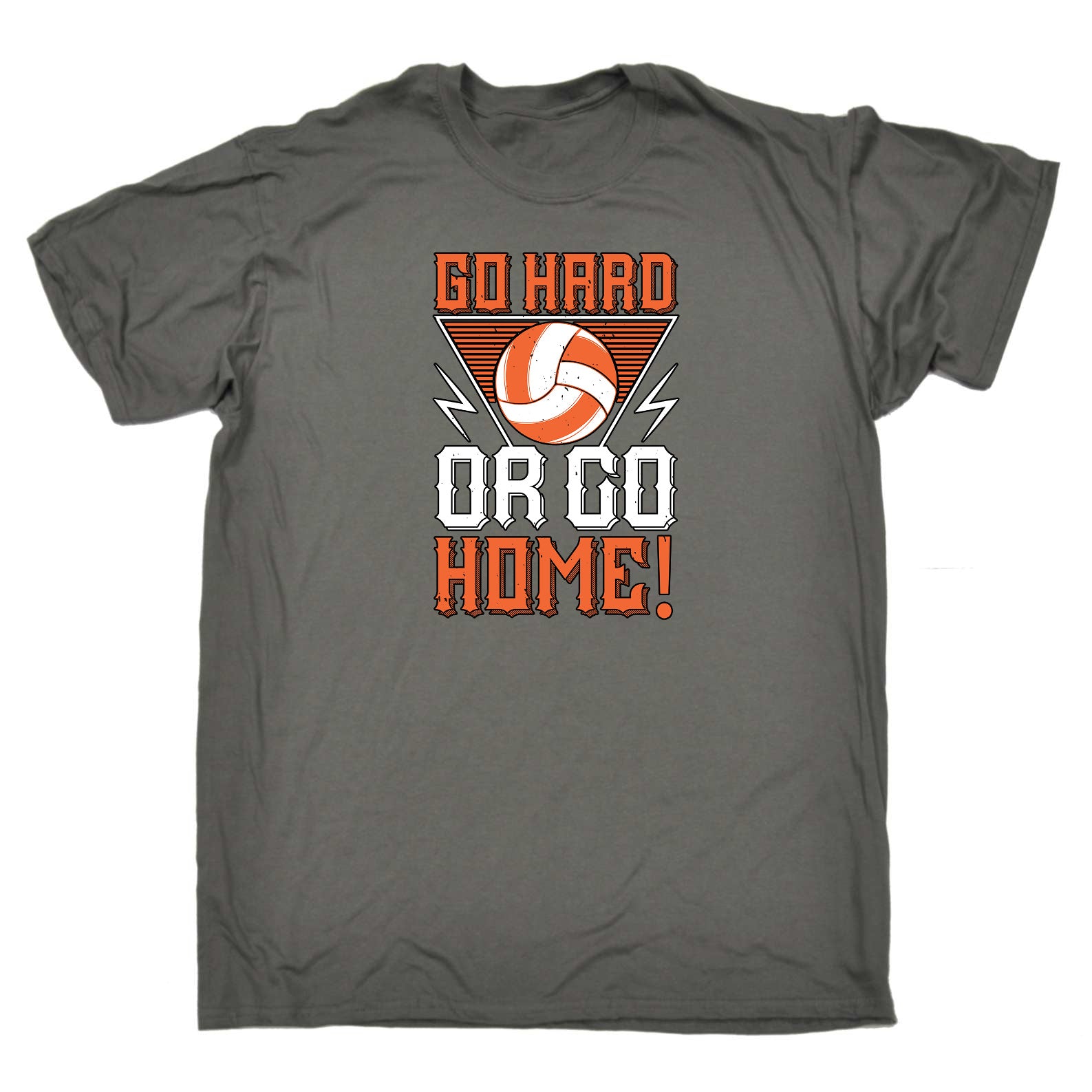 Volleyball Go Hard Or Go Home - Mens Funny T-Shirt Tshirts
