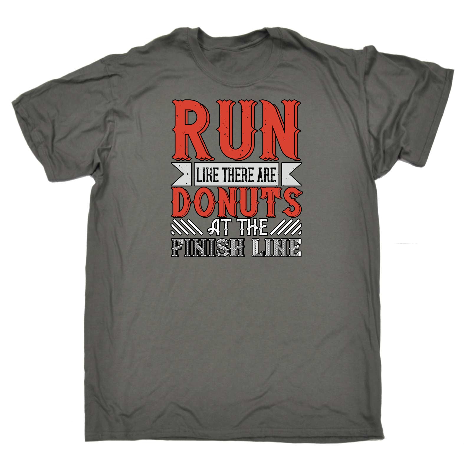 Run Like There Are Donuts At The Finish Line Running - Mens Funny T-Shirt Tshirts