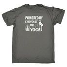Powered By Fairydust And Yoga - Mens Funny T-Shirt Tshirts