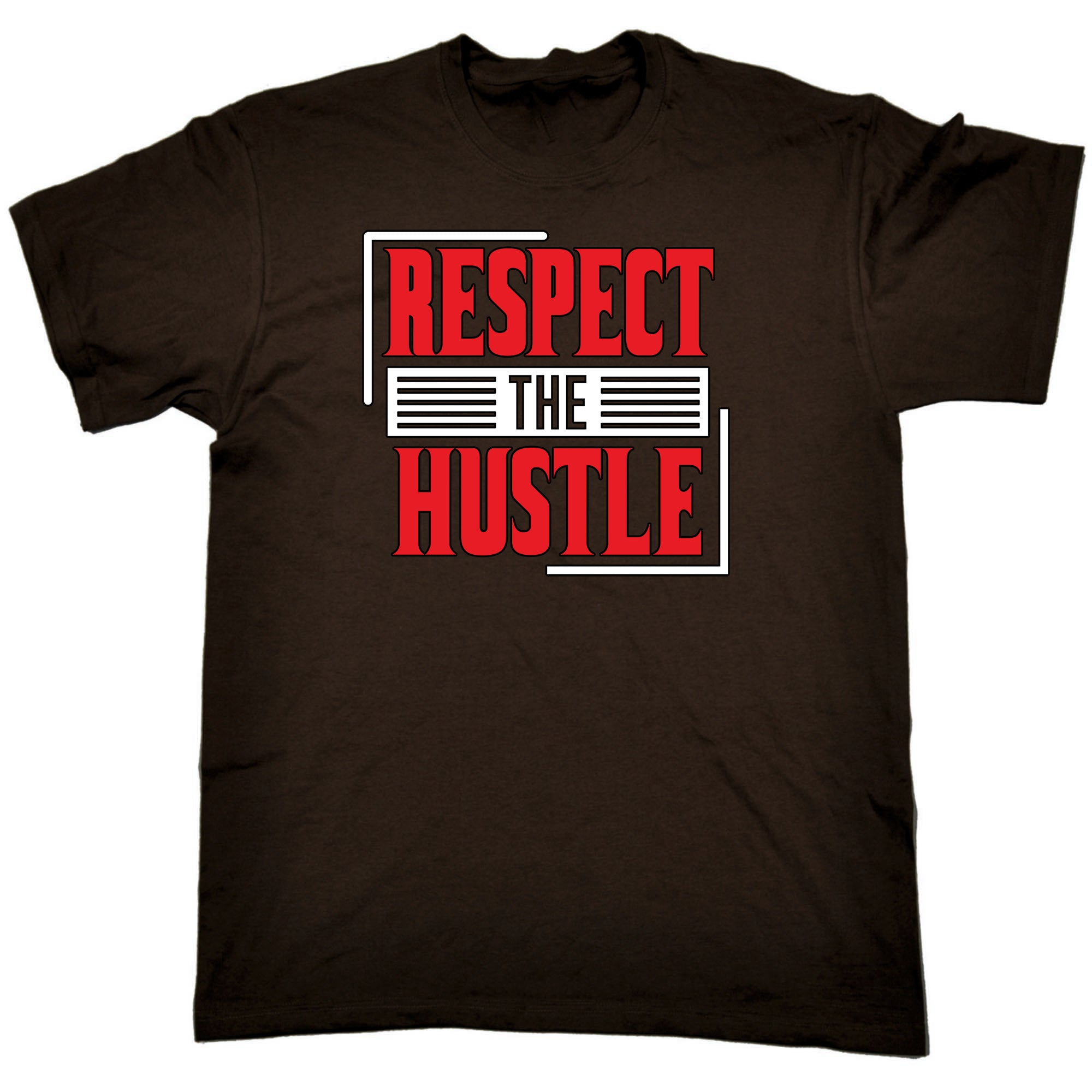 Respect The Hustle - Mens Funny T-Shirt Tshirts