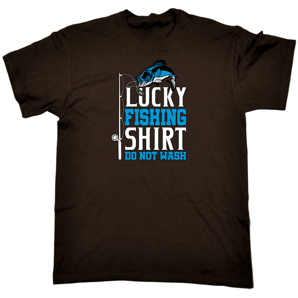 Lucky Fishing Shirt Do Not Wash Fish Angling - Mens Funny T-Shirt Tshirts