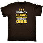 Skydiving Grandpa Much Cooler - Mens Funny T-Shirt Tshirts