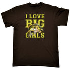 I Love Big Girls Fishing Angling Fish - Mens Funny T-Shirt Tshirts