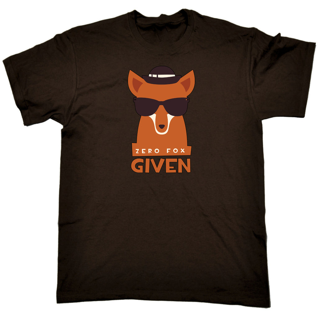 Zero Fox Given - Mens Funny T-Shirt Tshirts