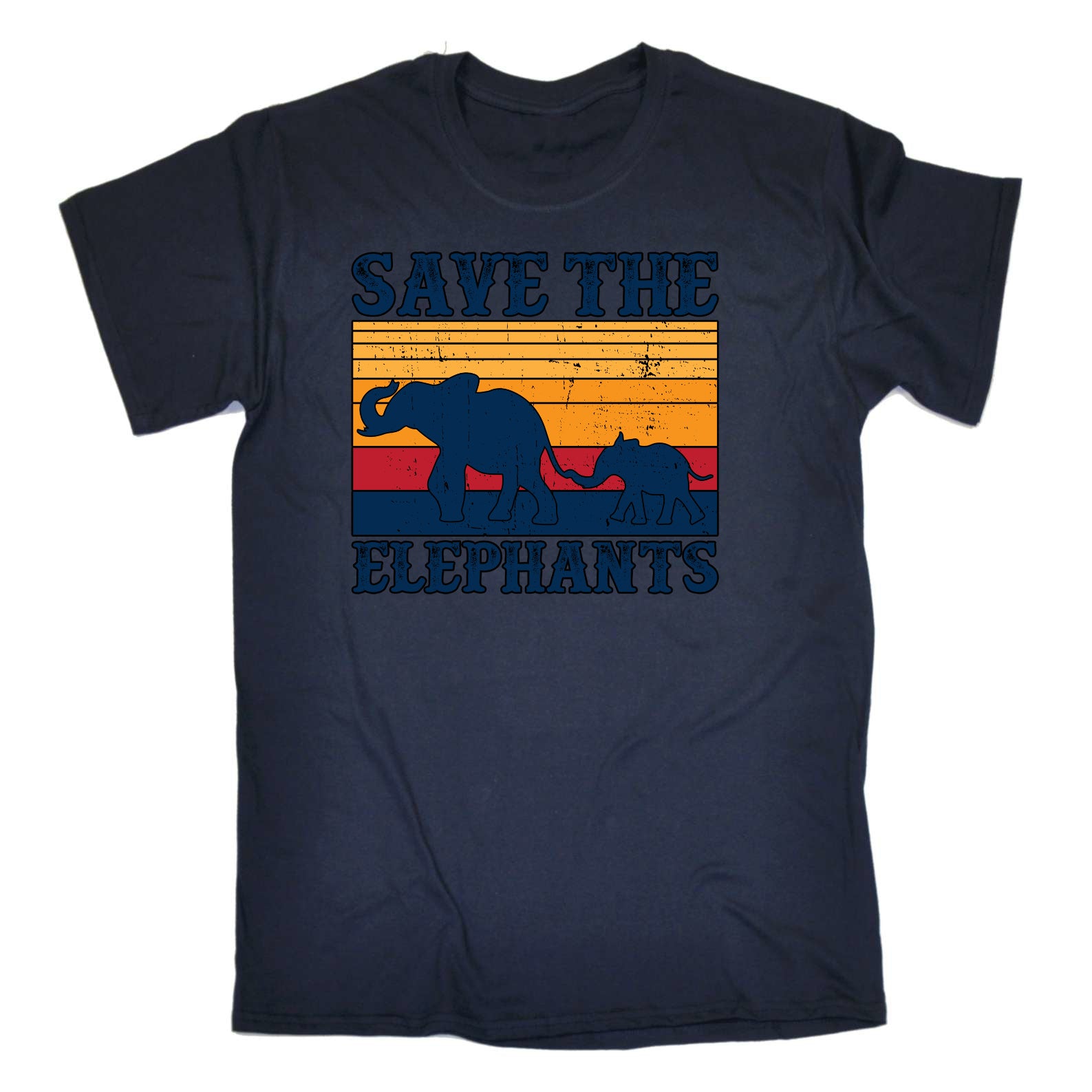 Save The Elephants Animal - Mens Funny T-Shirt Tshirts