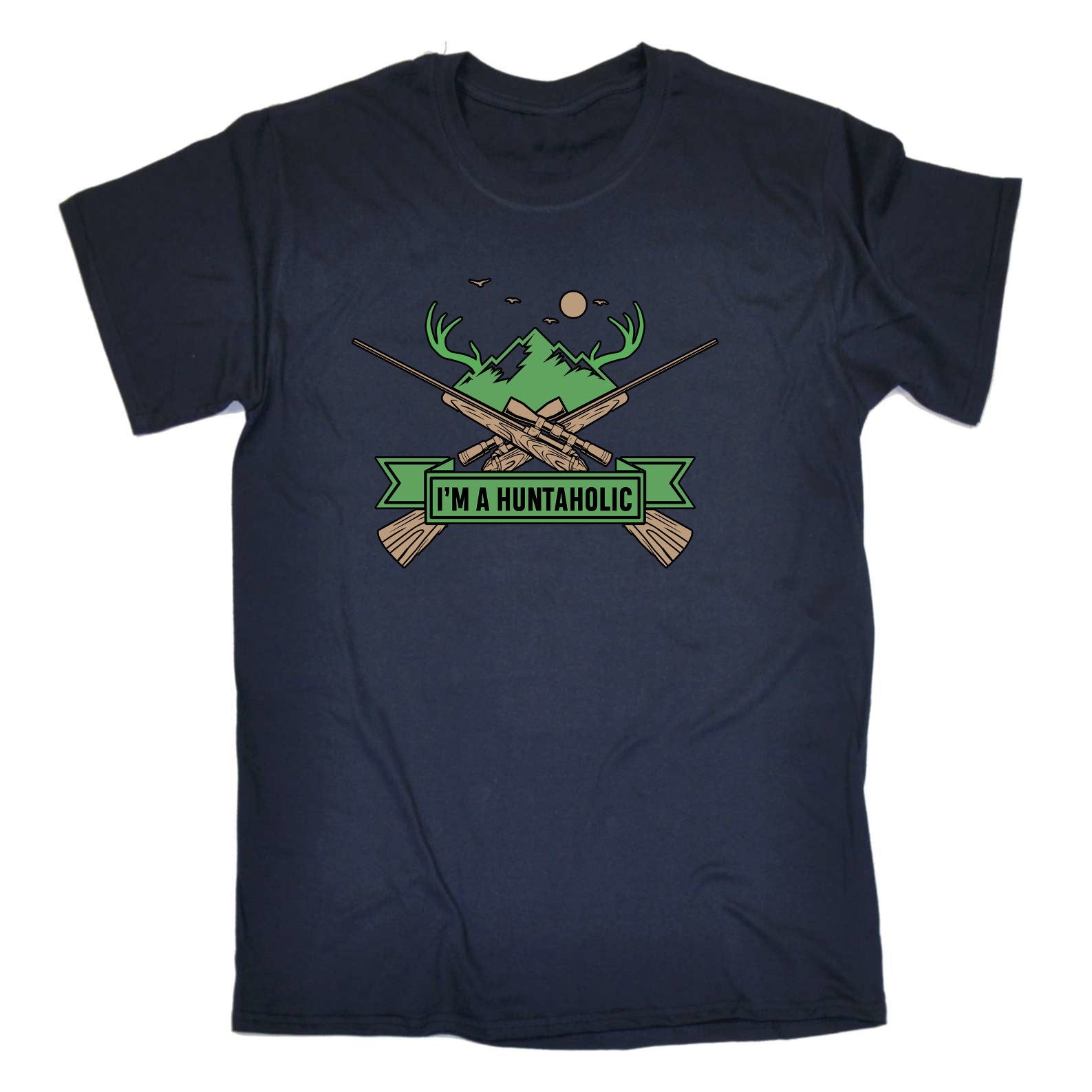 Im A Huntaholic Hunting - Mens Funny T-Shirt Tshirts