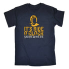Its Ride Oclock Somwhere Motorbike Motorcycle - Mens Funny T-Shirt Tshirts