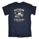 Outdoor Adventure Go Into The Wild Offroad 4X4 Car - Mens Funny T-Shirt Tshirts