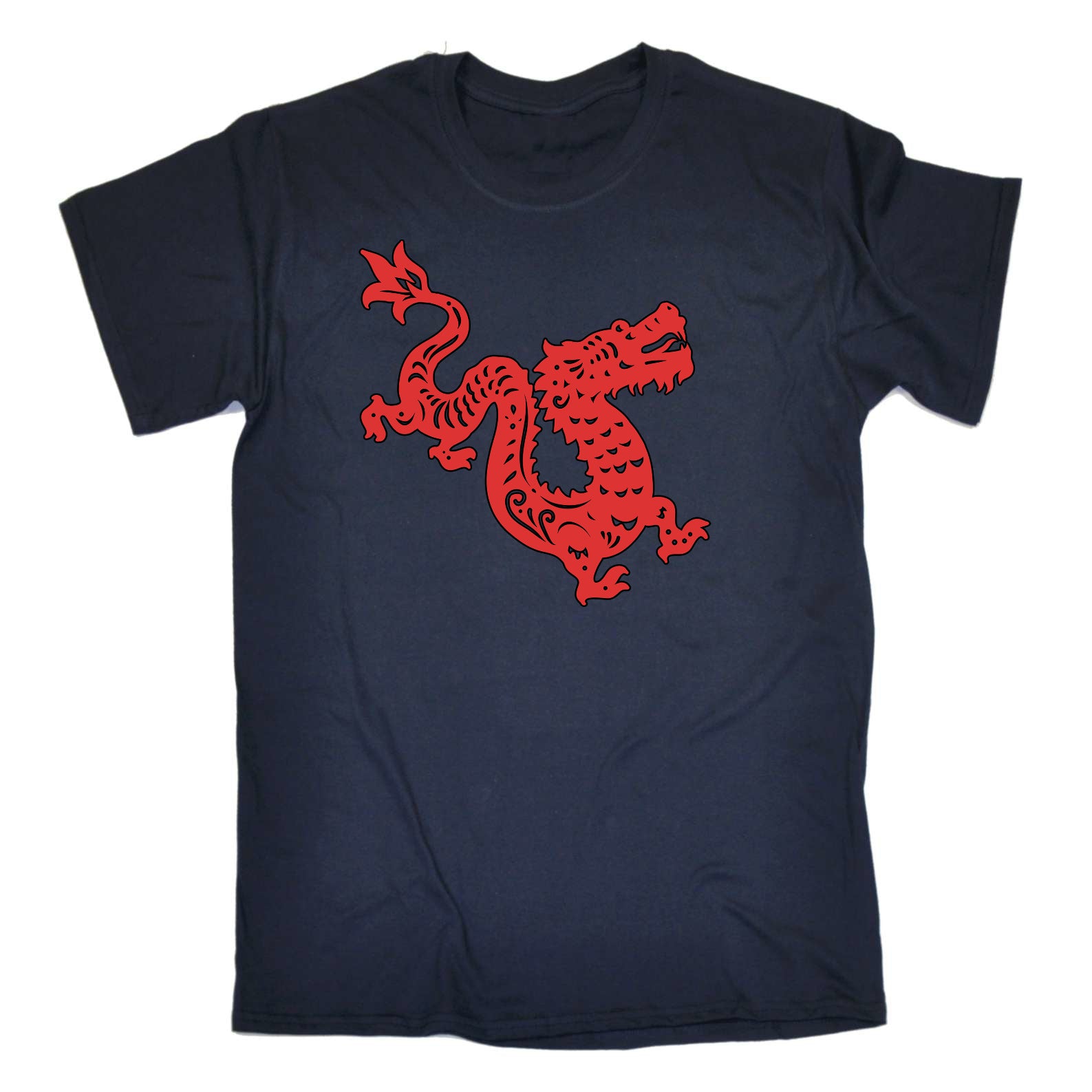 Red Dragon - Mens Funny T-Shirt Tshirts