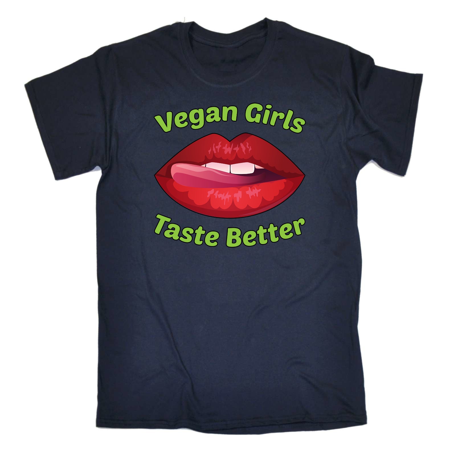 Vegan Girls Taste Better - Mens Funny T-Shirt Tshirts