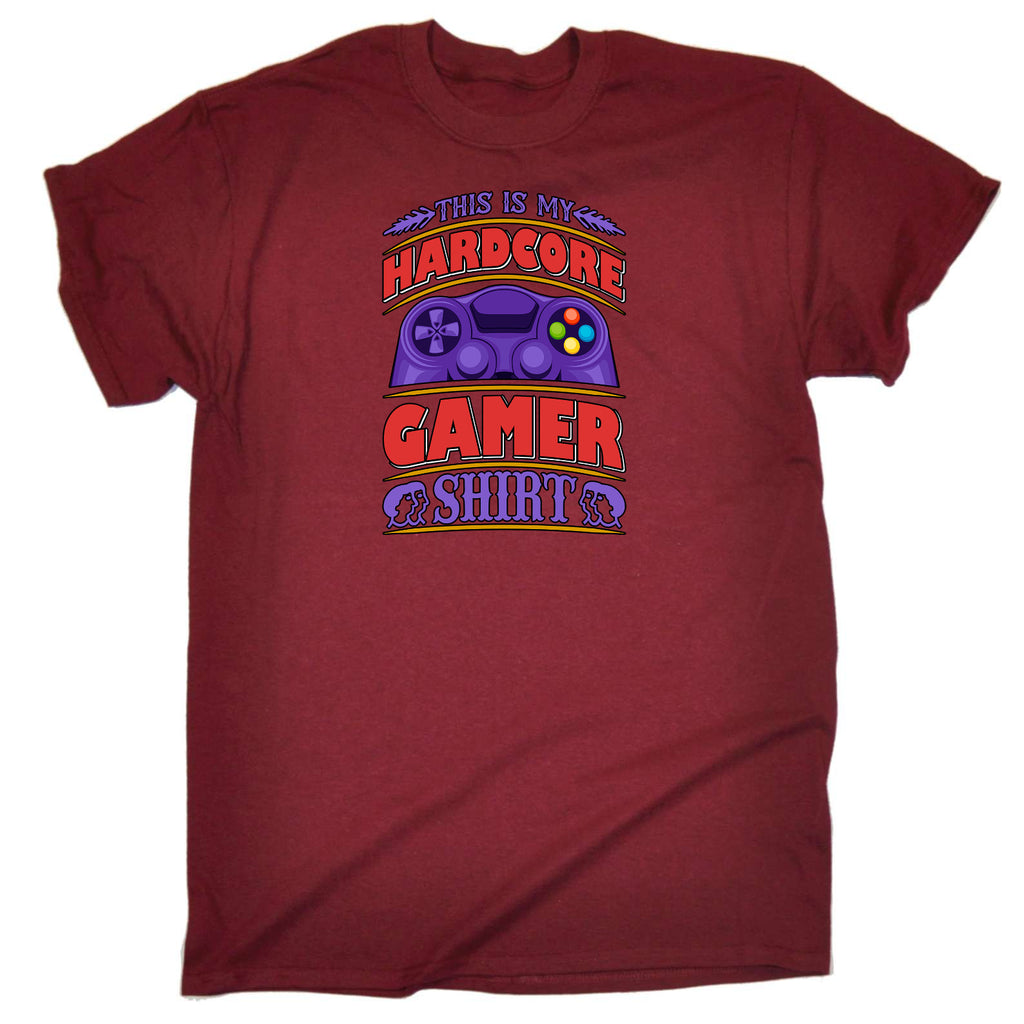 This Is My Hardcore Gamer Shirt Gaming - Mens Funny T-Shirt Tshirts