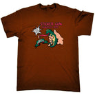Sticker Gun Chaneleo - Mens Funny T-Shirt Tshirts