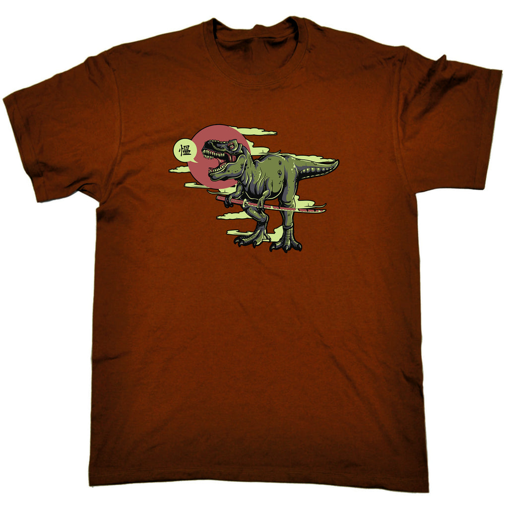 T Rex Samurai Dinosaur - Mens Funny T-Shirt Tshirts