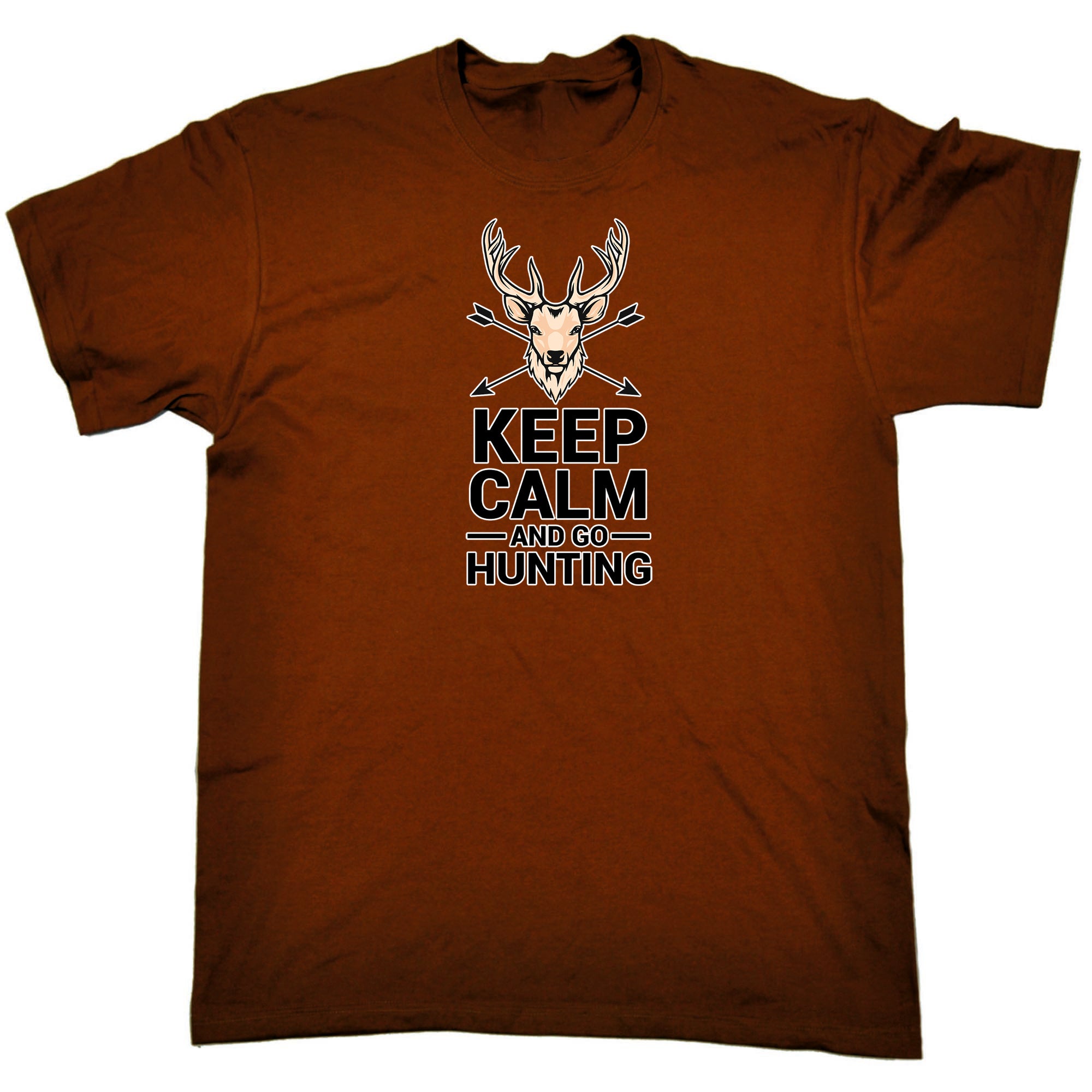 Keep Calm And Go Hunting - Mens Funny T-Shirt Tshirts