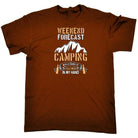 Weekend Forcast Camping Beer Tent - Mens Funny T-Shirt Tshirts