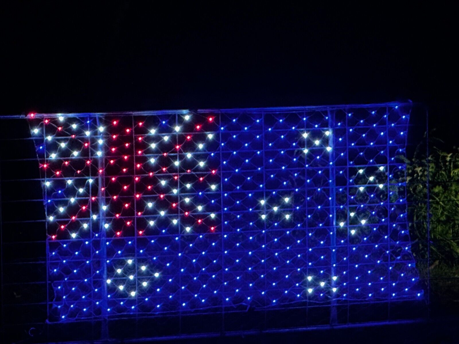 Large Australia Flag LED Australian Flags Day Oz Country Glow Outdoor Waterproof