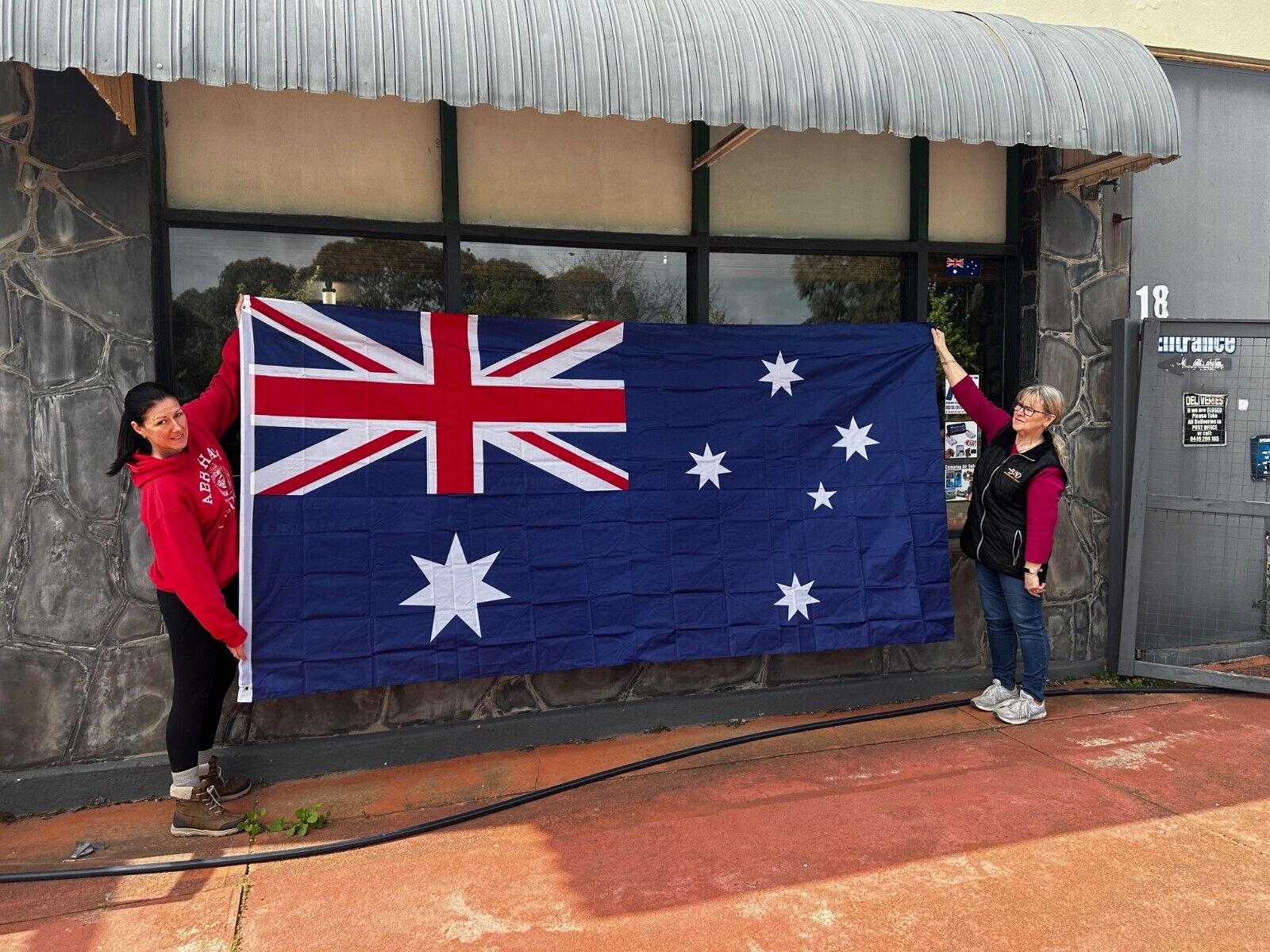 Large Australia Flag Flags Australian Day Oz Ozzie Outdoor Massive 5ft x 10ft