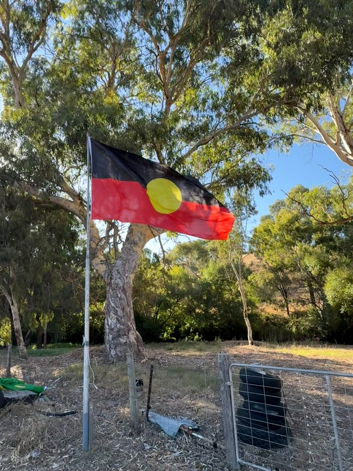 2 x LARGE ABORIGINAL Country Australia Flag Flags Outdoor Massive 5ft x 10ft