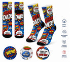 SUPER FAMILY FUN SOCKS Christmas Gifts Mum Dad Uncle Aunti Funny Birthday Gift