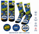 SUPER FAMILY FUN SOCKS Christmas Gifts Mum Dad Uncle Aunti Funny Birthday Gift