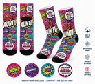 SUPER FAMILY FUN SOCKS Christmas Gifts Mum Dad Uncle Aunti Funny Birthday Gift