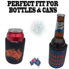 Lest We Forget Stubby Holder - Anzac Day honour War Soldiers Bottle Stubbie Gift