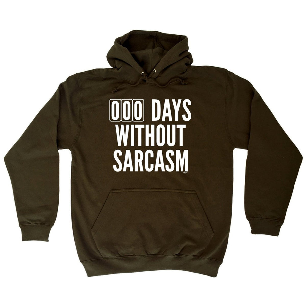 000 Days Without Sarcasm - Funny Novelty Hoodies Hoodie - 123t Australia | Funny T-Shirts Mugs Novelty Gifts