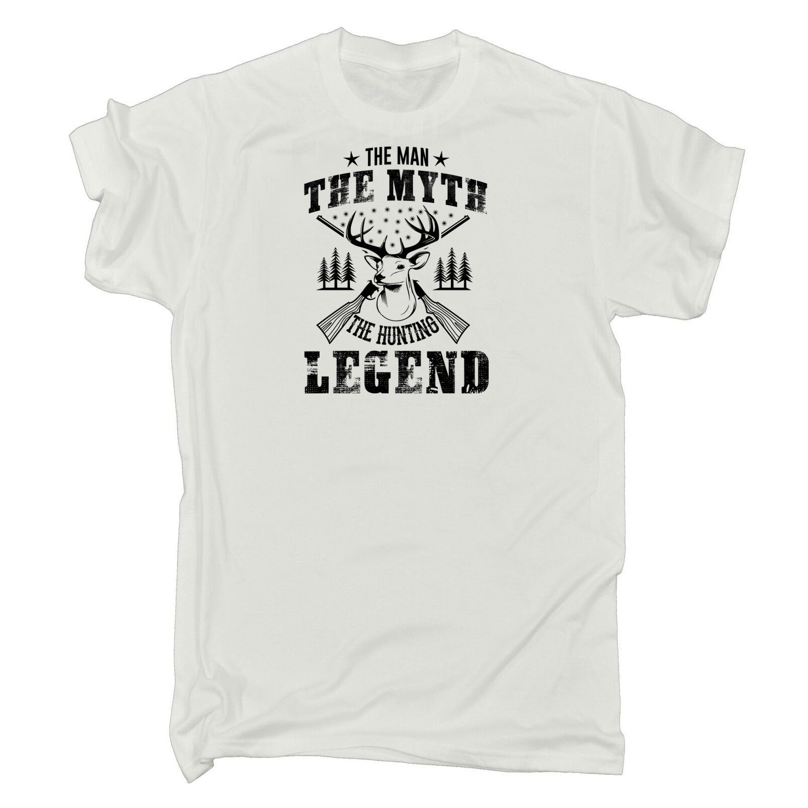 The Man Myth Hunting Legend Hunt - Mens 123t Funny T-Shirt Tshirts