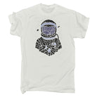 Astronaut Space Race Calligram Outta - Mens Funny T-Shirt Tshirts
