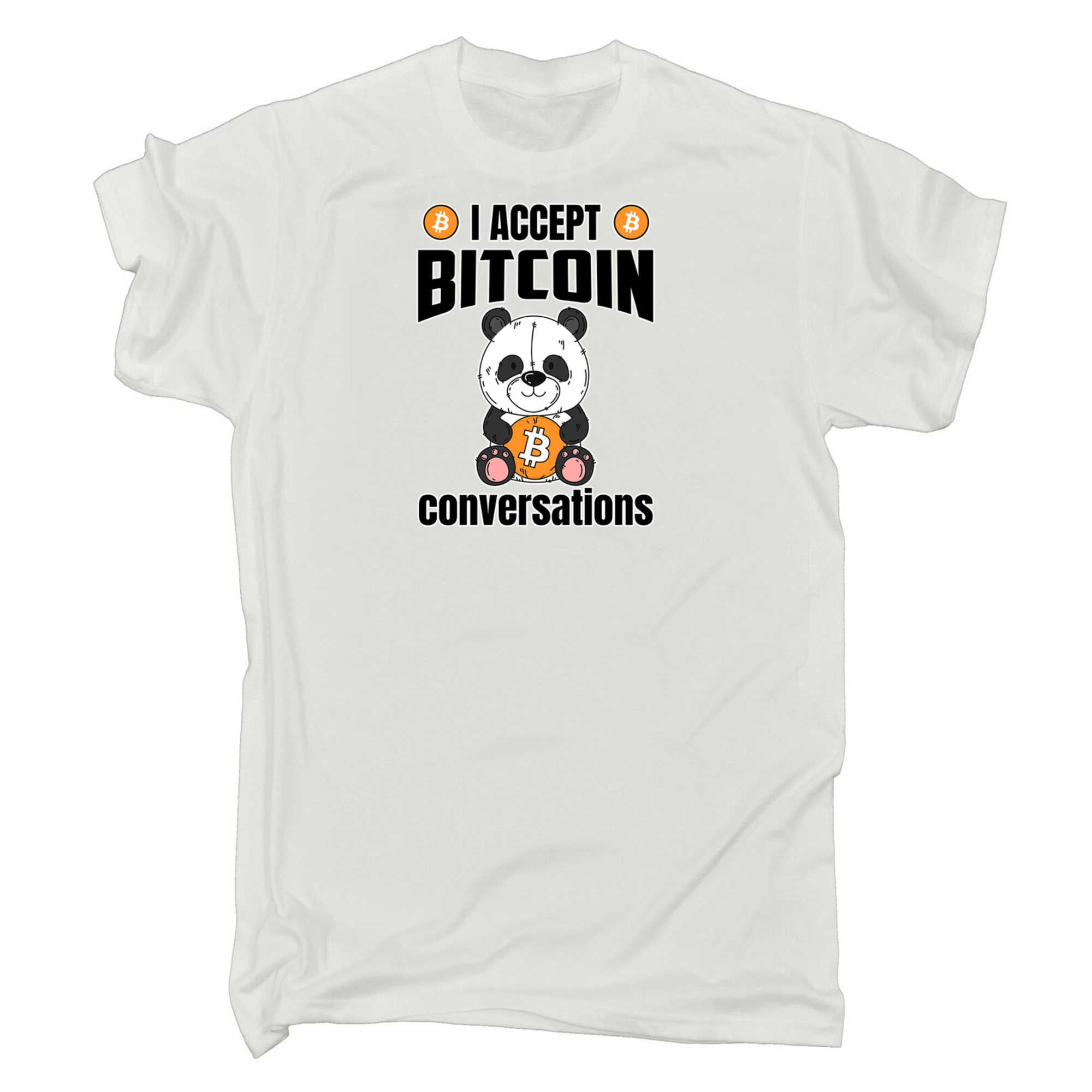 I Accept Bitcoin Conversations - Mens 123t Funny T-Shirt Tshirts
