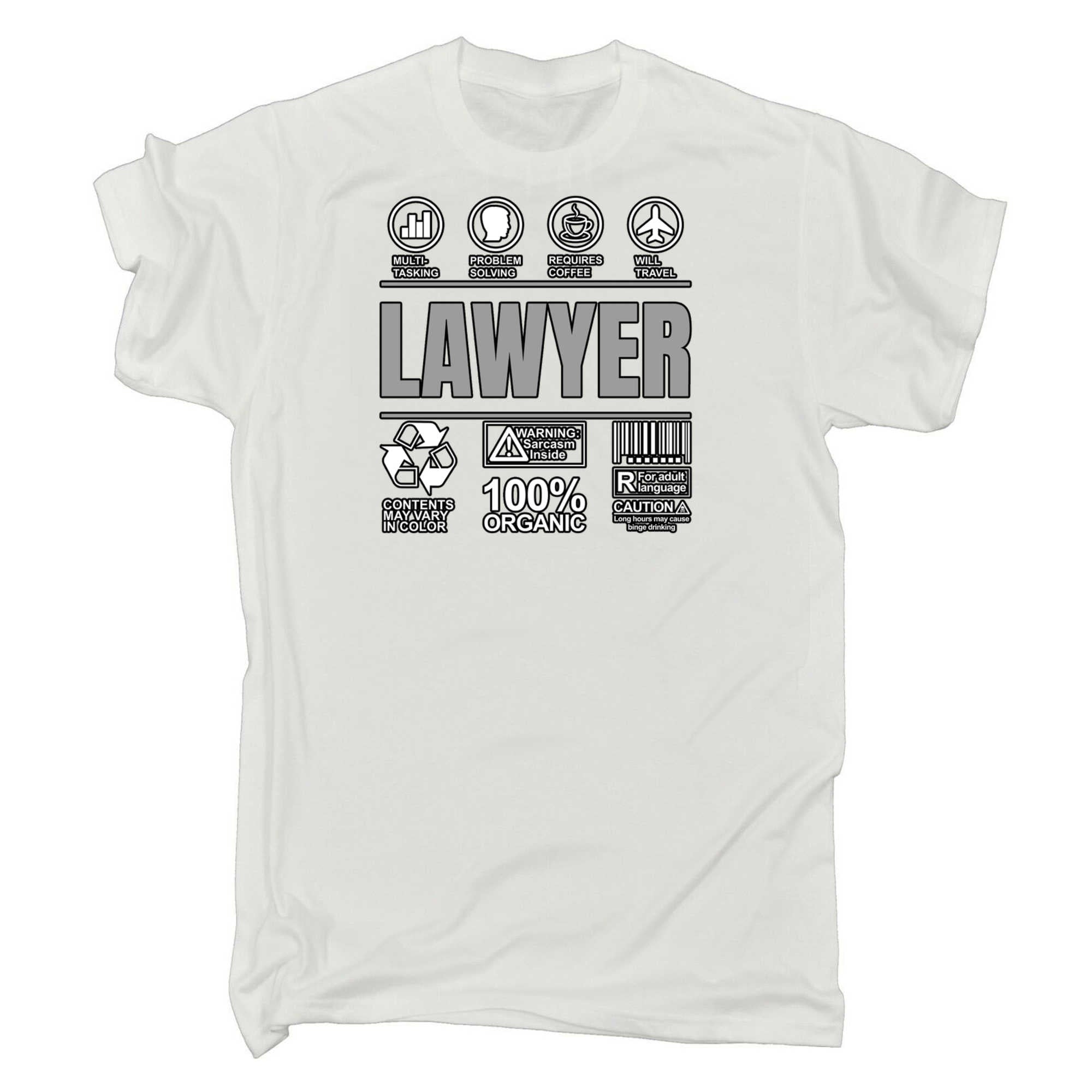 Lawyer Sarcastic Humour - Mens 123t Funny T-Shirt Tshirts